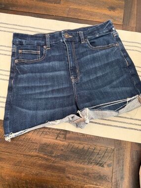 American Eagle Outfitters Indigo Washed Denim Cutoff Shorts